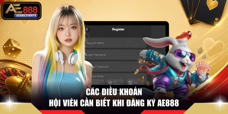 Các điều khoản hội viên cần biết khi đăng ký AE888