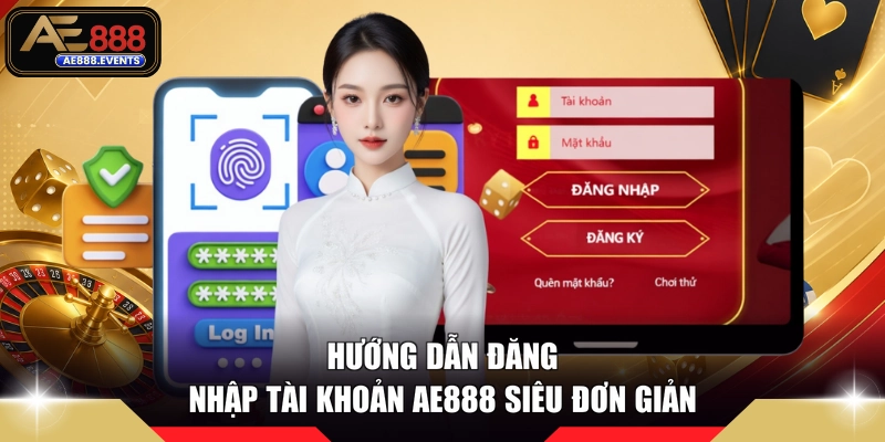 Hướng dẫn đăng nhập tài khoản AE888 siêu đơn giản
