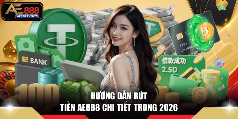 Hướng dẫn rút tiền AE888 chi tiết trong 2026